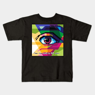 Eye Pop Art Kids T-Shirt